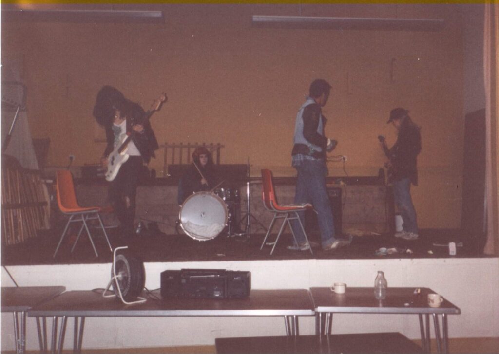 Bitter Truth - Band Practise 1991 at Tideswell Methodist Hall