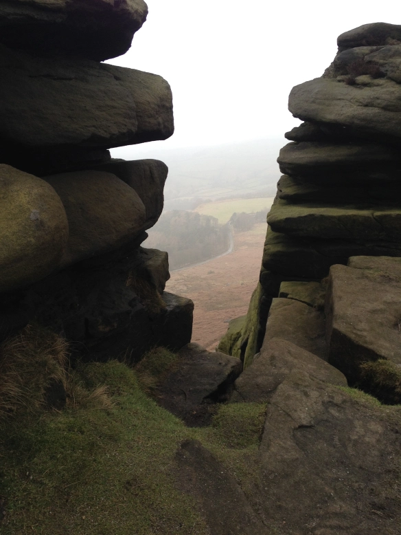 Gap in the boulders