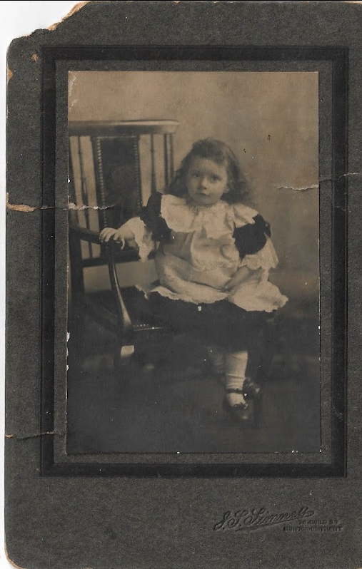 Aunt Bessie as a child in the early 1900s